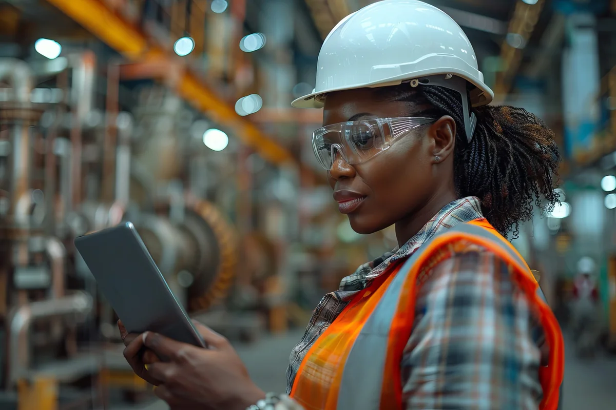 Ingénieure au travail